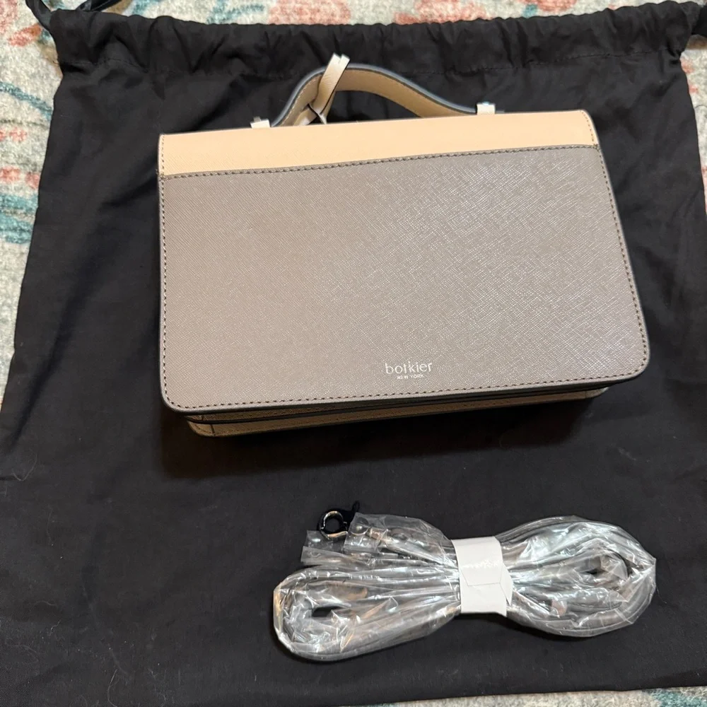 Botkier New York Neutral Colorblock Crossbody Bag - Picture 5 of 9